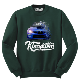 Jeżdżę klasykiem Subaru Impreza WRX - bluza męska standard - 7
