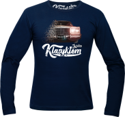 Jeżdżę klasykiem Cadillac Classic Brougham - longsleeve męski granatowy