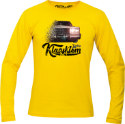 Jeżdżę klasykiem Cadillac Classic Brougham - longsleeve męski żółty