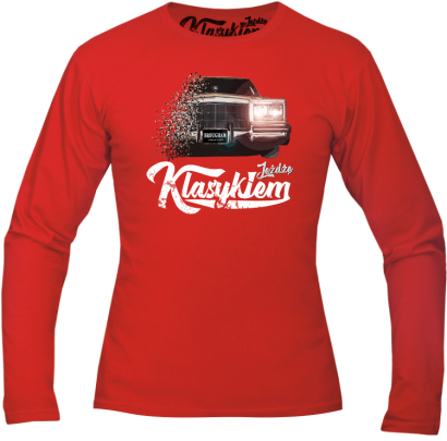 Jeżdżę klasykiem Cadillac Classic Brougham - longsleeve męski