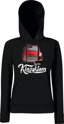 Jeżdżę klasykiem Mini Morris - bluza damska z kapturem  
