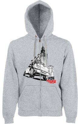 Maluch Gangsta Dobre bo Polskie  - bluza męska kaptur na zamek