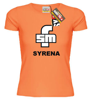 Syrenka - logo - koszulka damska  - 6