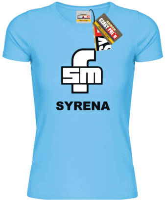 Syrenka - logo - koszulka damska 