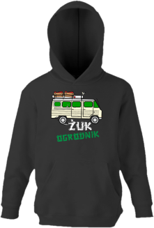 Żuk Ogrodnik Wektor - Bluza dziecięca z kapturem czarna