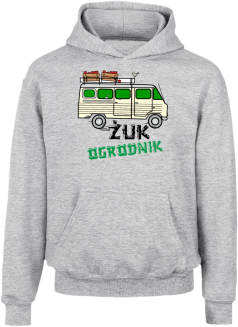 Żuk Ogrodnik Wektor - Bluza dziecięca z kapturem melanżowa
