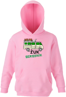 Żuk Ogrodnik Wektor - Bluza dziecięca z kapturem jasny róż
