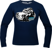 Trabant since 1958 Wakacje - longsleeve męski granatowy