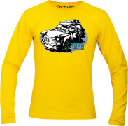 Trabant since 1958 Wakacje - longsleeve męski żółty