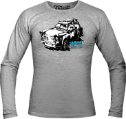 Trabant since 1958 Wakacje - longsleeve męski melanżowy