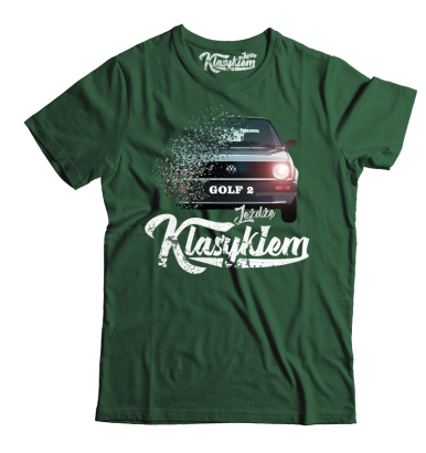 Jeżdżę klasykiem GOLF 2 - koszulka męska 