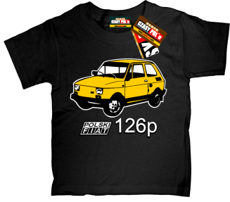 Fiat 126p Maluch- koszulka dla dzieciaka - 4