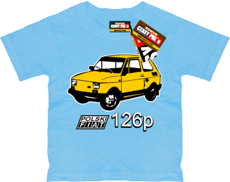 Fiat 126p Maluch- koszulka dla dzieciaka