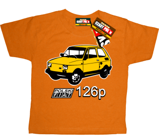 Fiat 126p Maluch- koszulka dla dzieciaka - 6