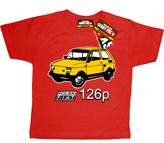 Fiat 126p Maluch- koszulka dla dzieciaka - 7