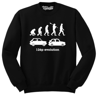 126p Evolution - bluza męska standard czarna