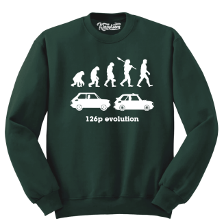 126p Evolution - bluza męska standard butelkowa