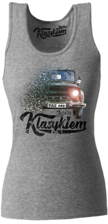Jeżdżę klasykiem UAZ 469 - top damski melanżowy