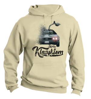 Jeżdżę klasykiem DMC DeLorean - bluza męska z kapturem - 14