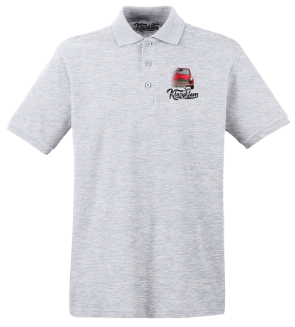 Jeżdżę klasykiem Mini Morris - koszulka polo męska melanż 