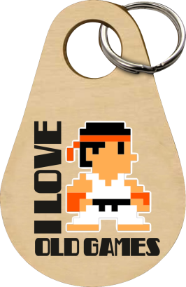 I LOVE OLD GAMES - Breloczek 