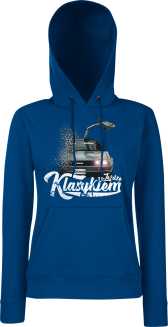 Jeżdżę klasykiem DMC DeLorean - bluza damska z kapturem - 4