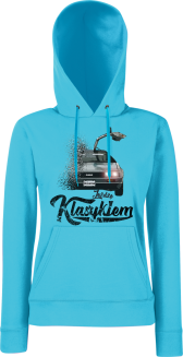 Jeżdżę klasykiem DMC DeLorean - bluza damska z kapturem - 6