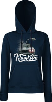 Jeżdżę klasykiem DMC DeLorean - bluza damska z kapturem - 7