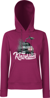 Jeżdżę klasykiem DMC DeLorean - bluza damska z kapturem - 10