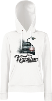 Jeżdżę klasykiem DMC DeLorean - bluza damska z kapturem - 12