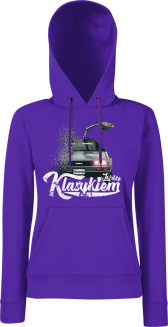 Jeżdżę klasykiem DMC DeLorean - bluza damska z kapturem - 13