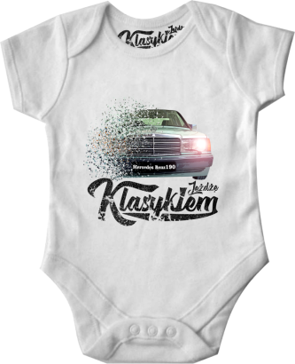 Jeżdżę klasykiem Mercedes Benz 190 - body dziecięce