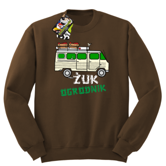 Żuk Ogrodnik Wektor - bluza męska standard brązowa