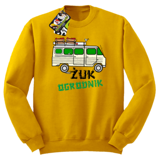 Żuk Ogrodnik Wektor - bluza męska standard żółta