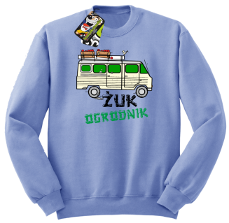 Żuk Ogrodnik Wektor - bluza męska standard błękitna