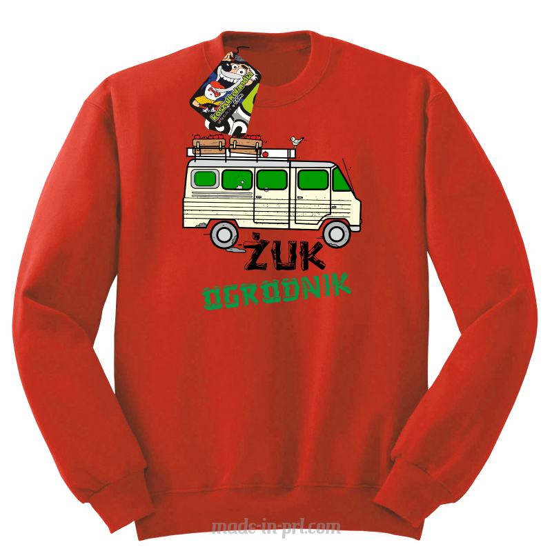 Żuk Ogrodnik Wektor - bluza męska standard czerwona