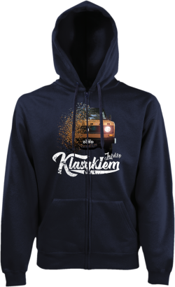 Jeżdżę klasykiem TARPAN - bluza męska kaptur na zamek