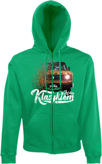 Jeżdżę klasykiem Tarpan 239D - bluza męska kaptur na zamek - 2