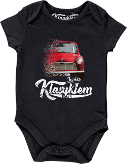 Jeżdżę klasykiem Mini Morris - body dziecięce 