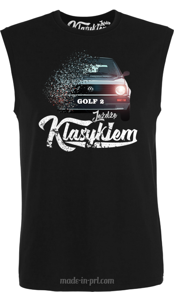 Jeżdżę klasykiem GOLF 2 - top męski bezrękawnik 