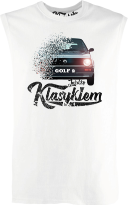 Jeżdżę klasykiem GOLF 2 - top męski bezrękawnik 
