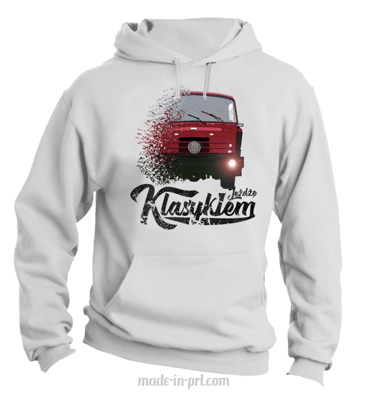 Jeżdżę klasykiem TATRA Auto - bluza męska z kapturem