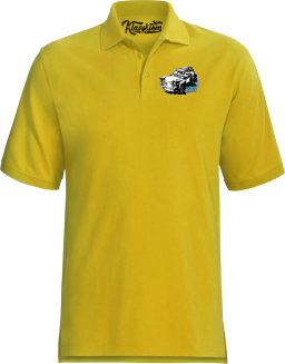 Trabant since 1958 Wakacje - koszulka polo męska żółta