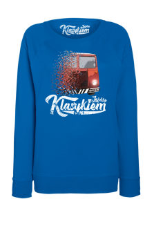 Jeżdżę Klasykiem Star Auto - bluza damska standard niebieska