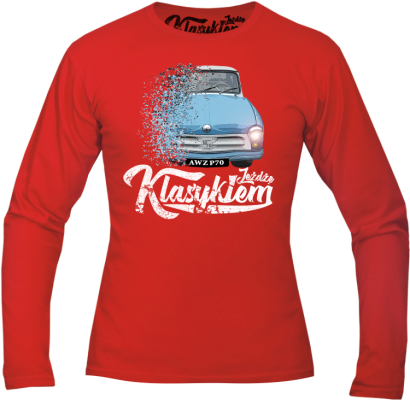  Jeżdżę klasykiem AWZ p70 -  longsleeve męski