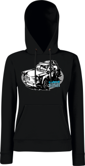 Trabant since 1958 Wakacje - bluza damska z kapturem czarna