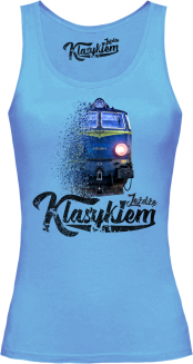 Jeżdżę klasykiem Stary Pociąg PKP - top damski - 4