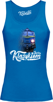 Jeżdżę klasykiem Stary Pociąg PKP - top damski - 2
