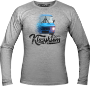 Jeżdżę klasykiem NYSA - longsleeve męski melanż 