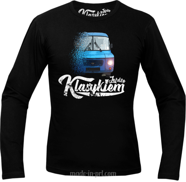 Jeżdżę klasykiem NYSA - longsleeve męski czarny